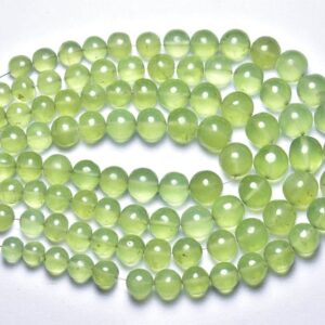Serpentine Round Beads - 8 Inches - Natural Beautiful Serpentine Smooth Balls Round Beads Strand - Size is 6.5- 9 mm #2229 Serpentine Round Beads - 8 Inches - Natural Beautiful Serpentine Smooth Balls Round Beads Strand - Size is 6.5- 9 mm #2229