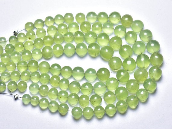 Serpentine Round Beads - 8 Inches - Natural Beautiful Serpentine Smooth Balls Round Beads Strand - Size Is 6.5- 9 Mm #2229 Serpentine Round Beads - 8 Inches - Natural Beautiful Serpentine Smooth Balls Round Beads Strand - Size Is 6.5- 9 Mm #2229