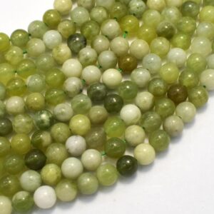 Serpentine Jade, 6mm (6.6mm) Round Beads, 15 Inch, Approx. 59 Beads, Hole 1mm (287054057) Serpentine Jade, 6mm (6.6mm) Round Beads, 15 Inch, Approx. 59 Beads, Hole 1mm (287054057)