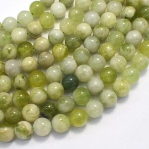 Serpentine Jade, 8mm Round Beads, 15 Inch, Approx. 47 Beads, Hole 1mm (287054058) Serpentine Jade, 8mm Round Beads, 15 Inch, Approx. 47 Beads, Hole 1mm (287054058)