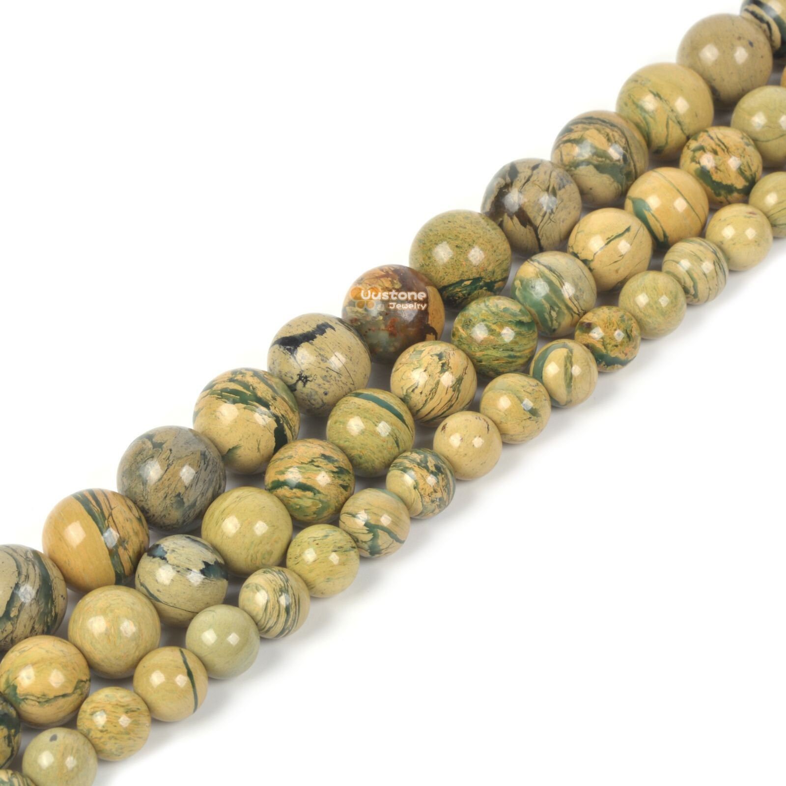 Khaki Geen Serpentine Round Ball Loose Beads Diy Jewelry Making Beads Strand 6mm 8mm 10mm Khaki Geen Serpentine Round Ball Loose Beads Diy Jewelry Making Beads Strand 6mm 8mm 10mm