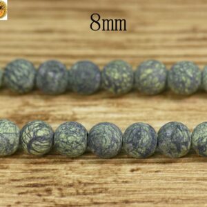 Serpentine Matte Round Beads,frosted Beads,8mm,15" Full Strand Serpentine Matte Round Beads,frosted Beads,8mm,15" Full Strand