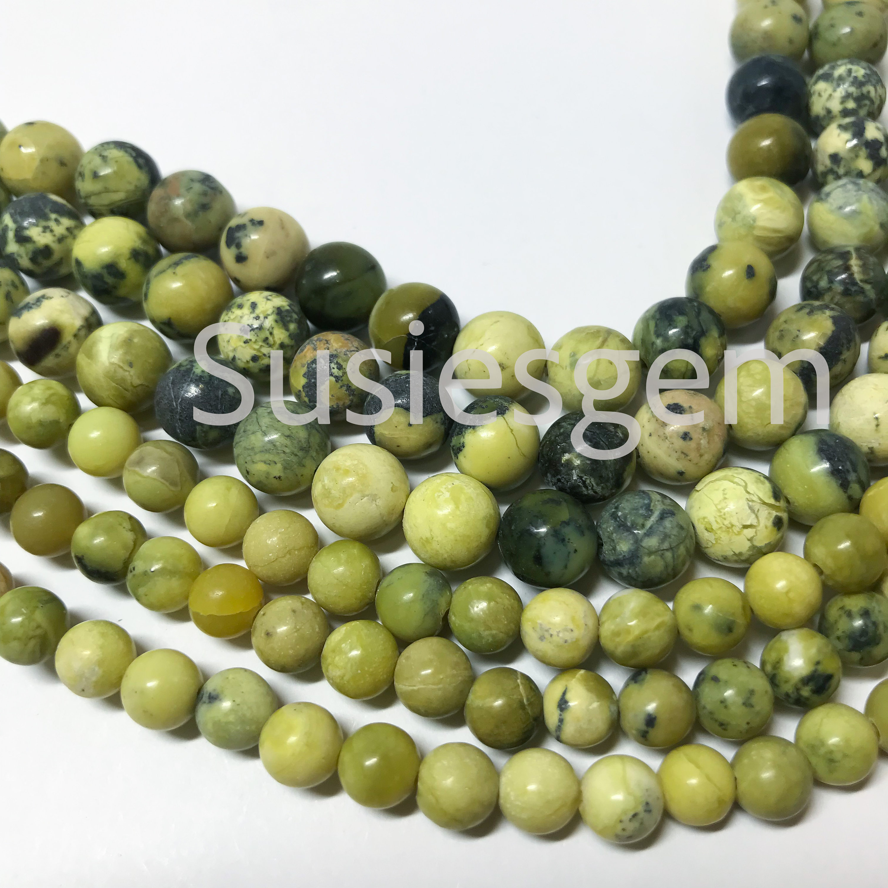 Yellow Turquoise Round Beads 6mm/8mm. Natural Serpentine Gemstone Beads. Olive Green Gemstone Beads 15.5'' Yellow Turquoise Round Beads 6mm/8mm. Natural Serpentine Gemstone Beads. Olive Green Gemstone Beads 15.5''