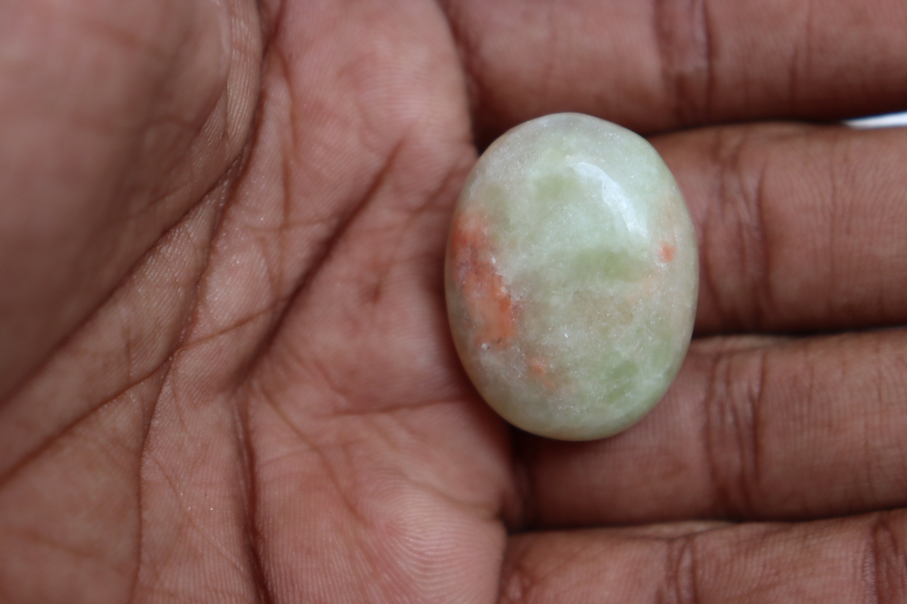 Natural Yellow Serpentine Palm Stone, Polished Yellow Serpentine Gemstone, Yellow Serpentine, Yellow Serpentine Pocket Stone, Yellow Stone