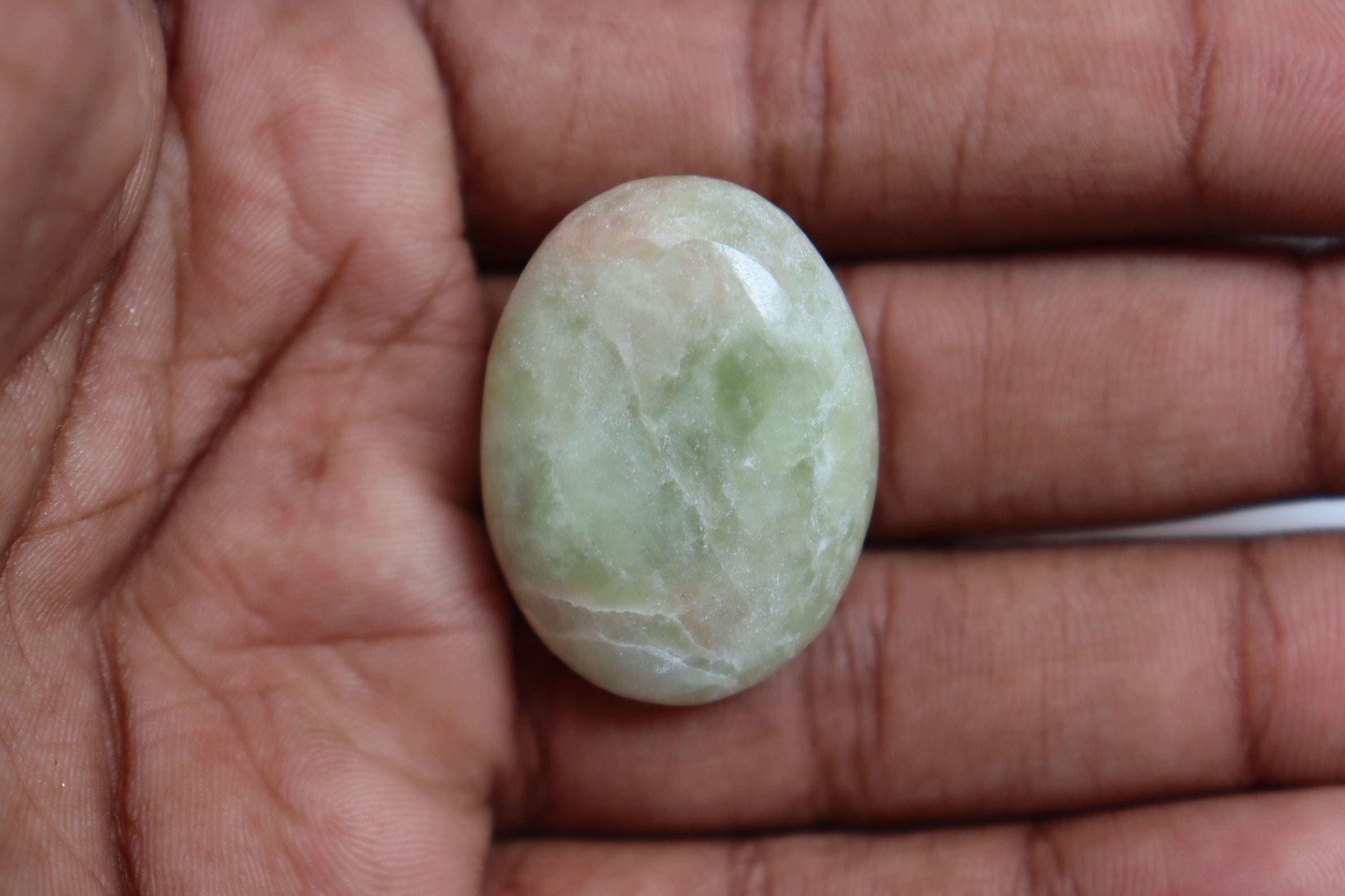Natural Yellow Serpentine Palm Stone, Polished Yellow Serpentine Gemstone, Yellow Serpentine, Yellow Serpentine Pocket Stone, Yellow Stone