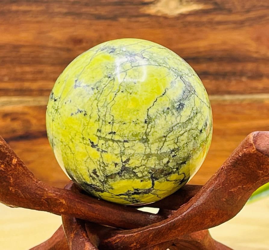 Serpentine Sphere | Serpentine Crystal Balls | Reiki & Chakra | Healing Tool | Metaphysical Decor