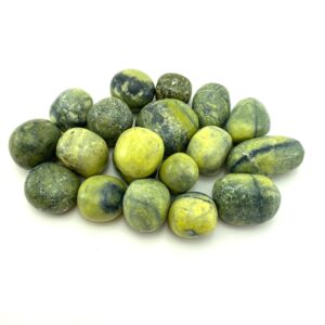 Serpentine Tumbled Stone, Peru Serpentine, Tumbled Serpentine, T-186