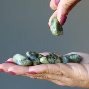 Serpentine Tumbled Stones Kundalini Spiral Meditation Gem Serpentine Tumbled Stones Kundalini Spiral Meditation Gem