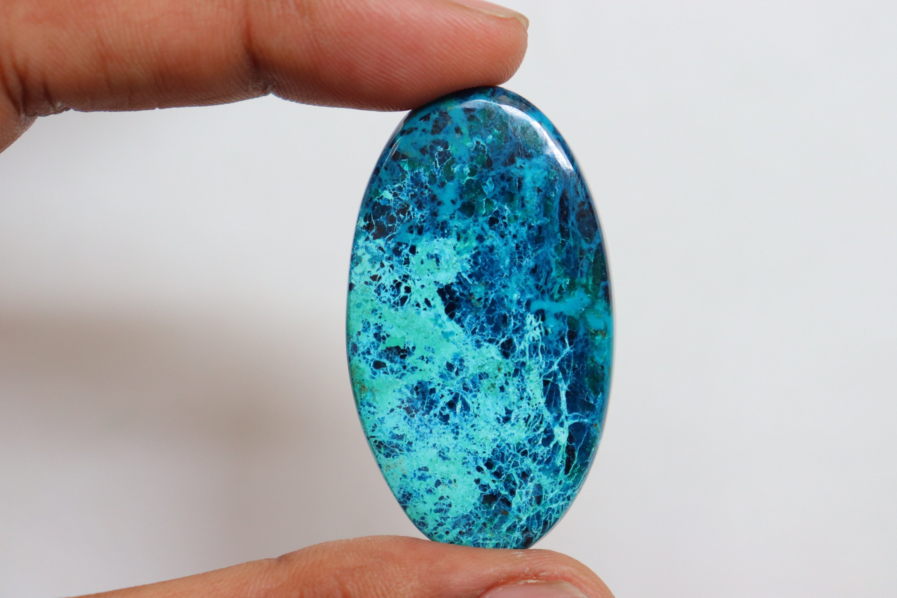 Superb Quality Blue Shattuckite Cabochon, Natural Shattuckite Cabochon, Shattuckite Gemstone For Jewelry Making, Shattuckite Gems For Gift