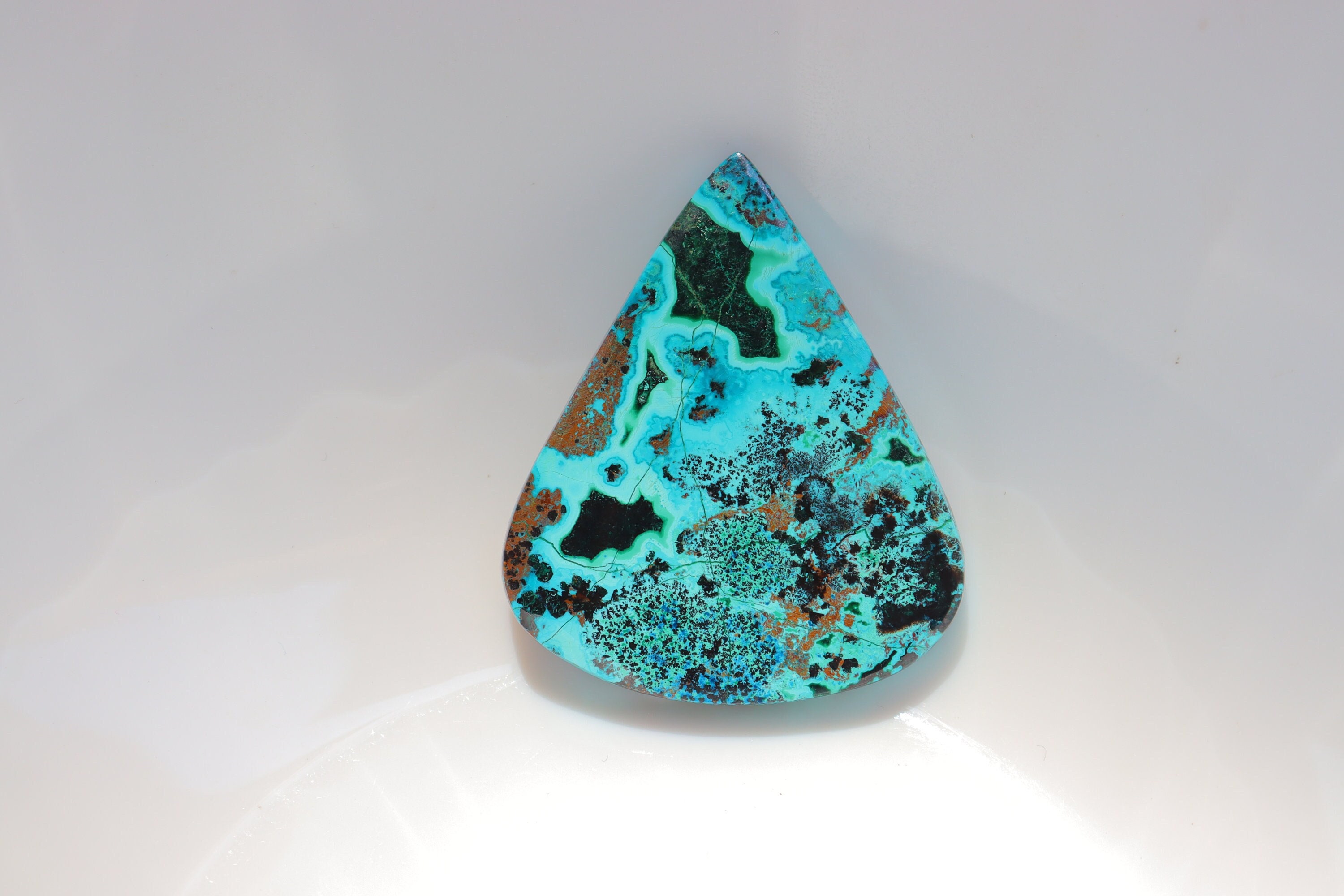 Terrific Quality Shattuckite Cabochon, Natural Shattuckite Cabochon, Shattuckite Heart Stone, Shattuckite Stone For Jewelry Making Terrific Quality Shattuckite Cabochon, Natural Shattuckite Cabochon, Shattuckite Heart Stone, Shattuckite Stone For Jewelry Making