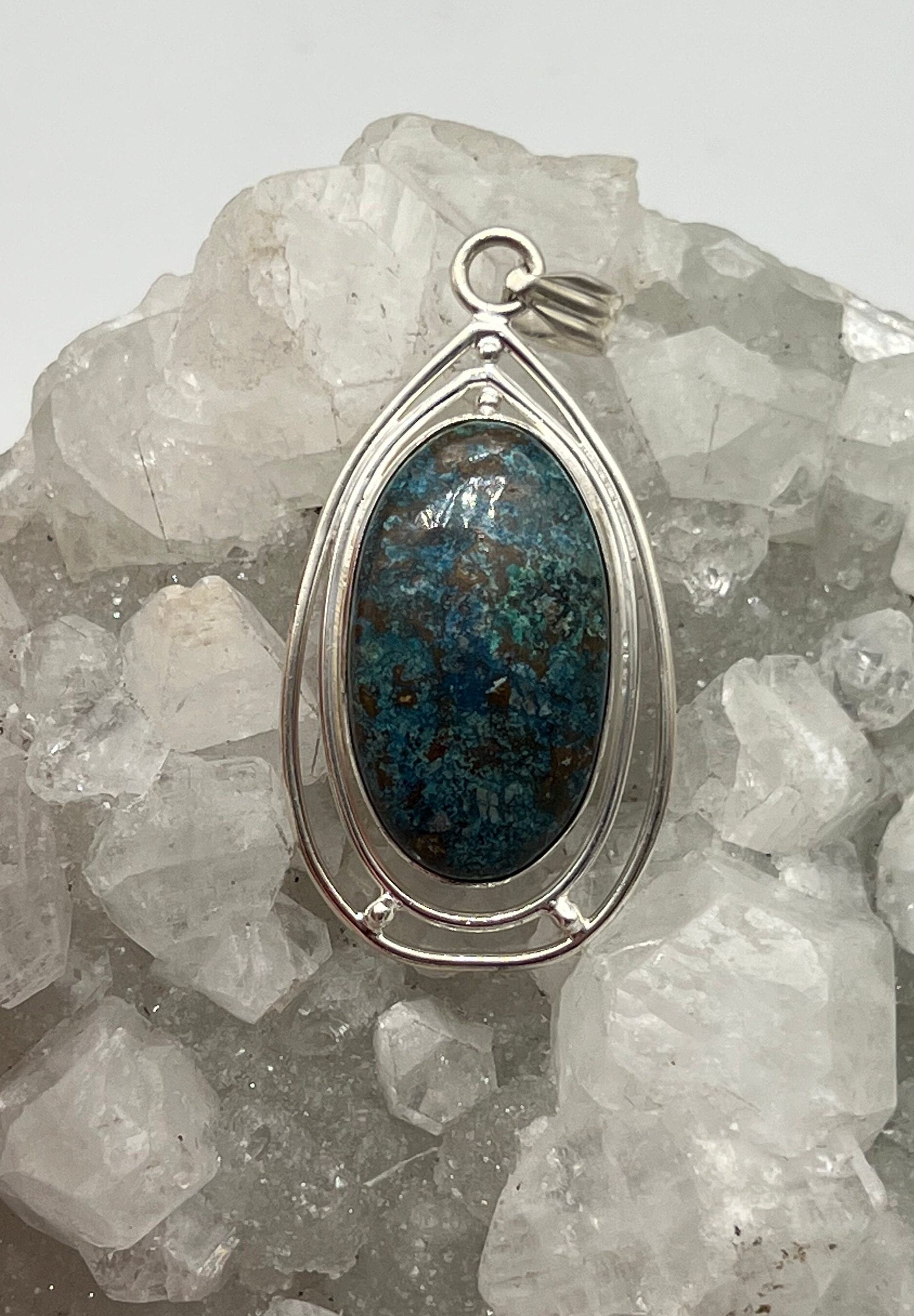 Shattuckite Pendant