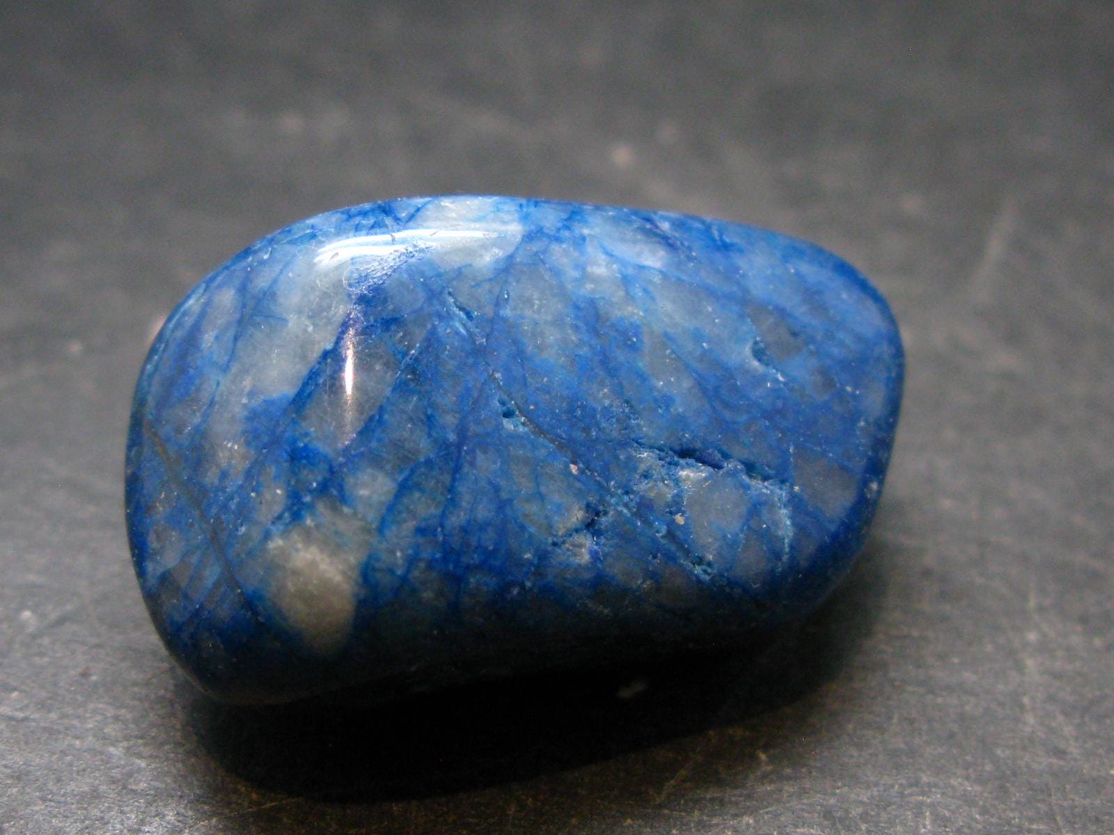 Shattuckite Tumbled Stone From Namibia - 1.1" - 13.91 Grams