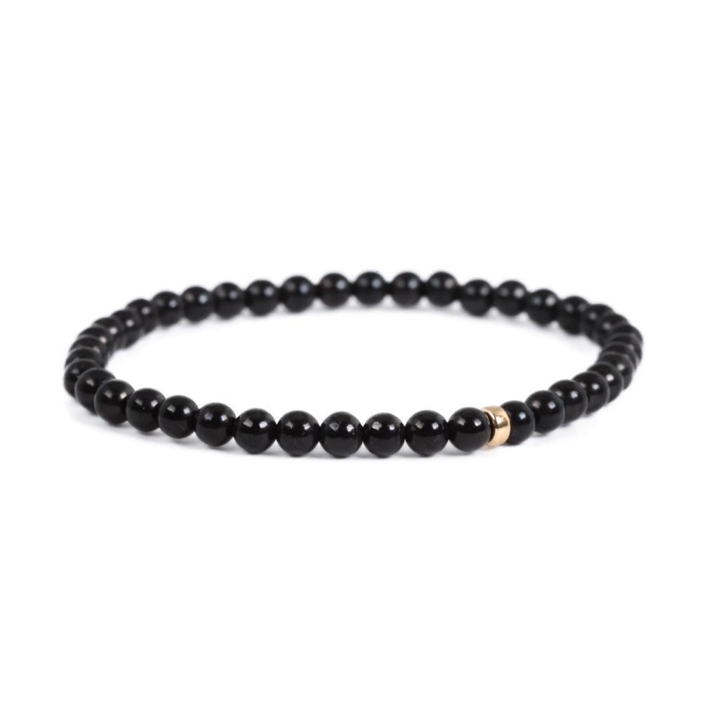 Shungite 4mm, 6mm Or 8mm, [ebsm1973] Emf Protection Top Quality Stone Emf Protection, Spiritual Cleansing, Detox Bracelet