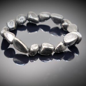 Shungite Large Pebble Nugget Bracelet