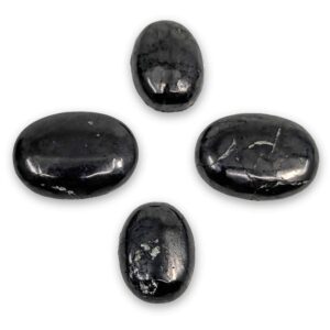 Shungite 0.78 - 0.99" Oval Cabochon #lv5844