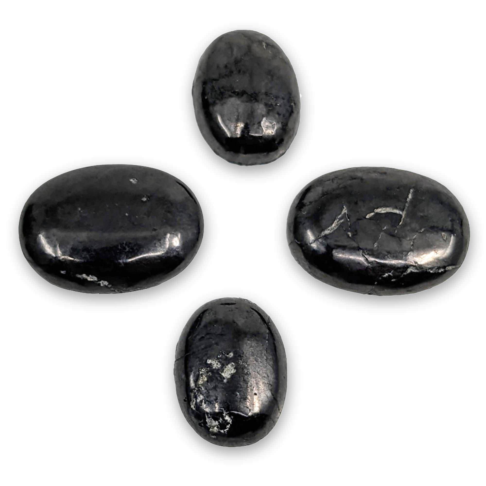 Shungite 0.78 - 0.99" Oval Cabochon #lv5844