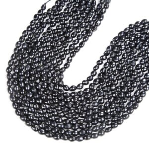 Natural Smooth Shungite Gemstone Grade AAA Pebble Nugget 8x6MM Loose Beads BULK LOT 1,2,6,12 and 50 (D47) Natural Smooth Shungite Gemstone Grade AAA Pebble Nugget 8x6MM Loose Beads BULK LOT 1,2,6,12 and 50 (D47)