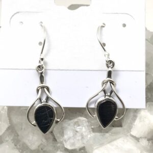 Shungite Abstract Earrings