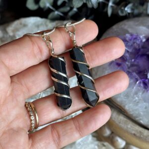 Shungite Point Necklace, Emf Protection