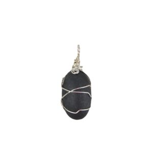 Shungite Egg Pendant Necklace