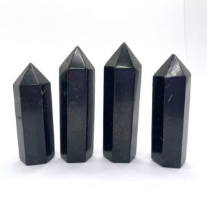 Shungite Polished Point Tower Water Cleanser Anti Oxidants