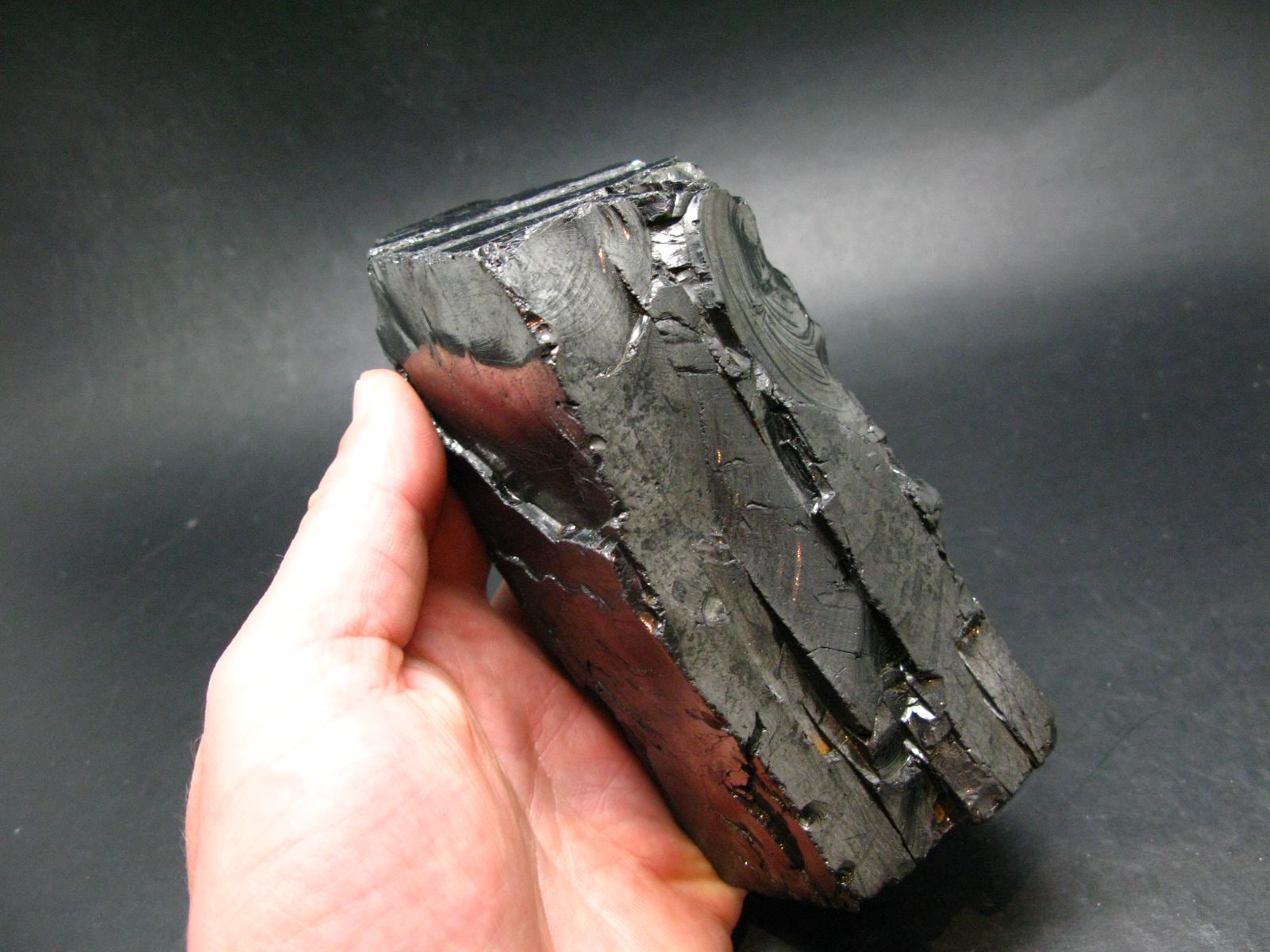 Elite Noble Shungite Raw Piece From Russia - 5.3" - 583 Grams