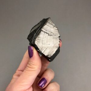 Rough Elite Shungite Noble Shungite Raw Stone EMF 5G Protection Grounding Earth Star Chakra Empath Protection Stone Metaphysical Shungite
