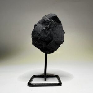 Raw Shungite Stone on Stand