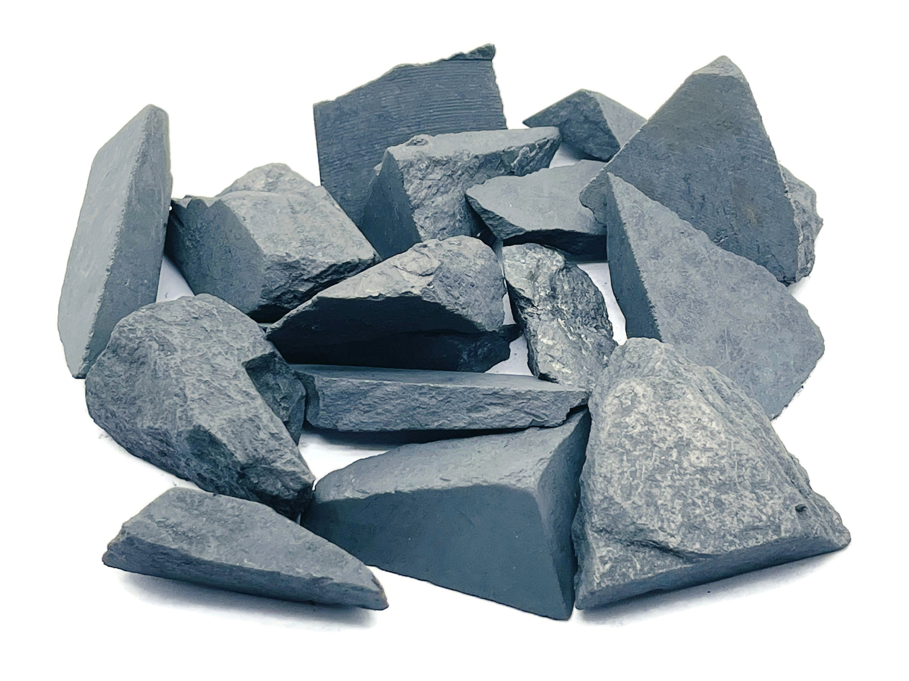 Shungite Raw Stone - Rough Shungite Chunk – Chakra Crystal – Ra1098