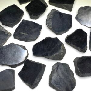 Raw Shungite Stone Top Polished
