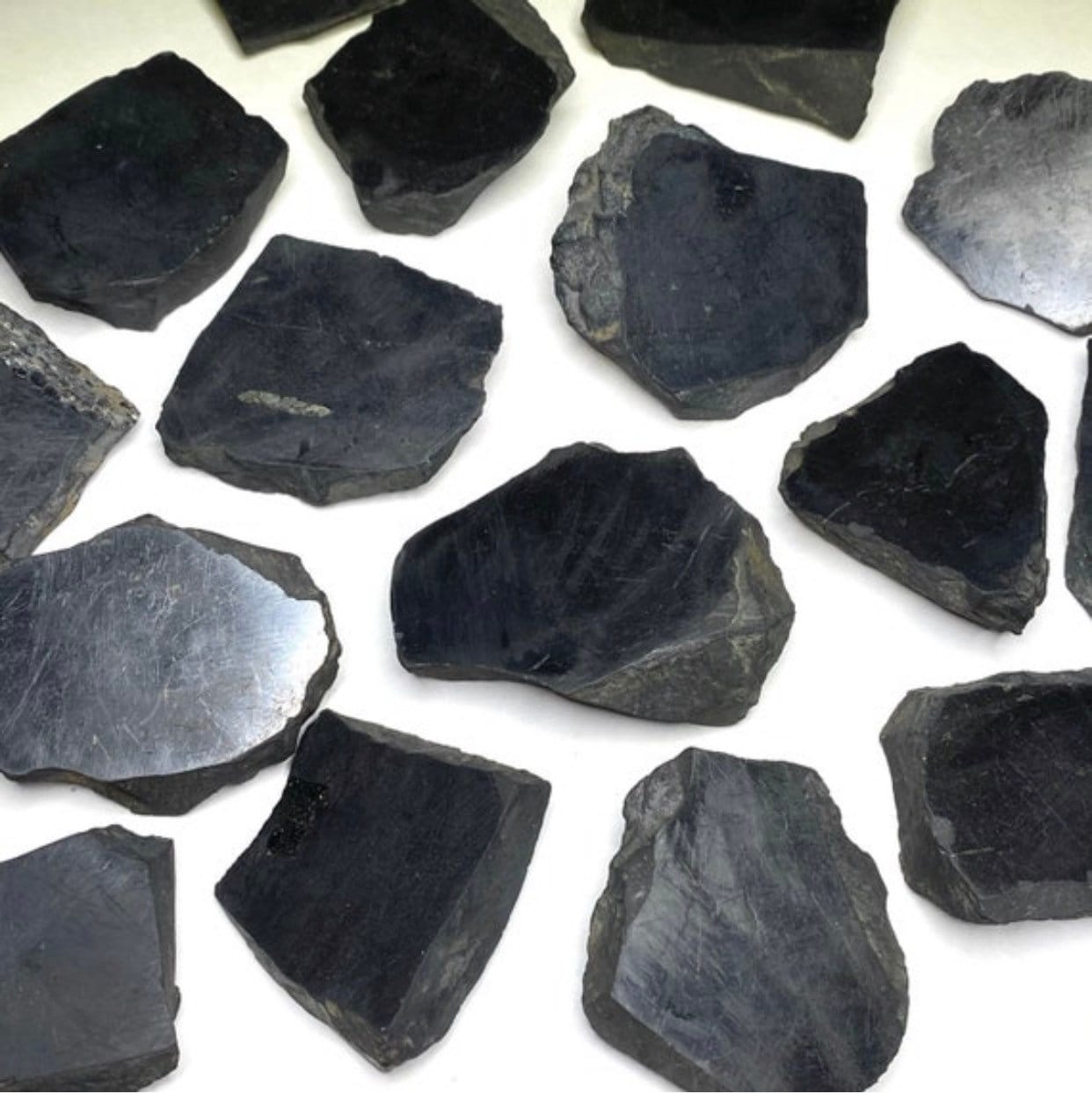 Raw Shungite Stone Top Polished