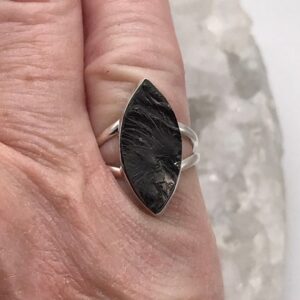 Black Shungite Ring Size 5 1/2 Black Shungite Ring Size 5 1/2