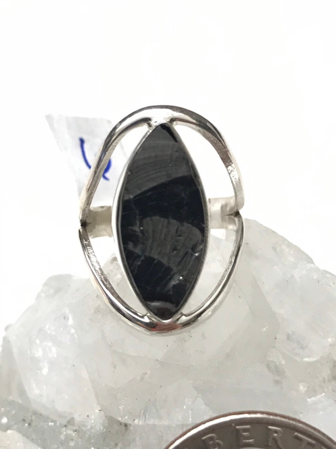 Black Shungite Ring Size 6 Black Shungite Ring Size 6