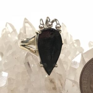 Black Shungite Ring, Size 6 Black Shungite Ring, Size 6