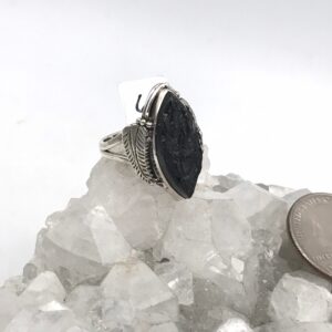 Black Shungite Ring Size 6 1/2 Black Shungite Ring Size 6 1/2