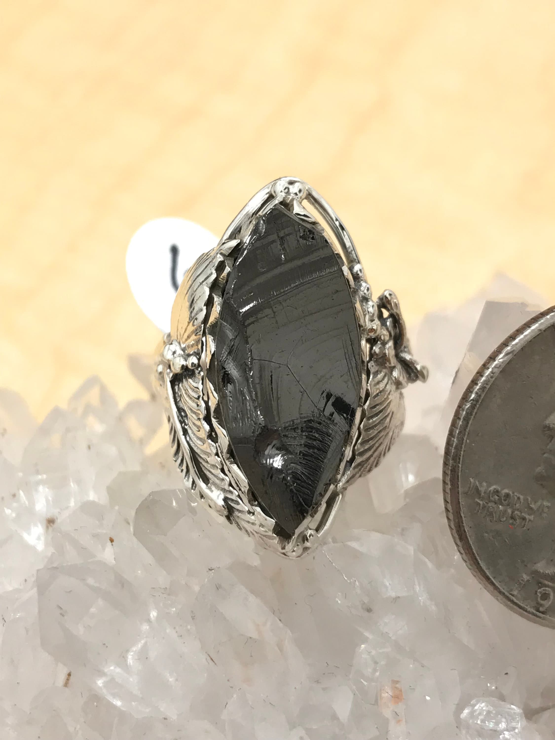 Black Shungite Ring Size 6 Black Shungite Ring Size 6