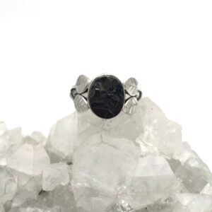 Black Shungite Ring, Size 7 Black Shungite Ring, Size 7