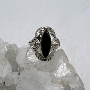 Black Shungite Ring, Size 7 Black Shungite Ring, Size 7