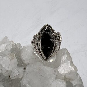 Black Shungite Ring, Size 7 1/2 Black Shungite Ring, Size 7 1/2