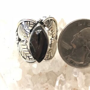 Black Shungite Ring, Size 7 1/2 Black Shungite Ring, Size 7 1/2