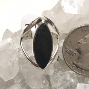 Black Shungite Ring, Size 7 1/2 Black Shungite Ring, Size 7 1/2