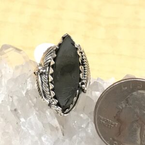 Black Shungite Ring, Size 7 Black Shungite Ring, Size 7