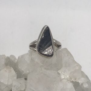 Black Shungite Ring, Size 8 Black Shungite Ring, Size 8