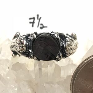 Frog Shungite Ring, Size 7 1/2 Frog Shungite Ring, Size 7 1/2