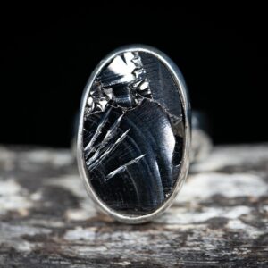 Shungite Ring Size 7.5 - Emf Protection Stone Shungite Ring Size 7.5 - Emf Protection Stone