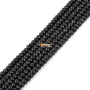 6mm Shungite Rondelle Loose Gemstone Beads Diy Jewelry Making Bead 15"