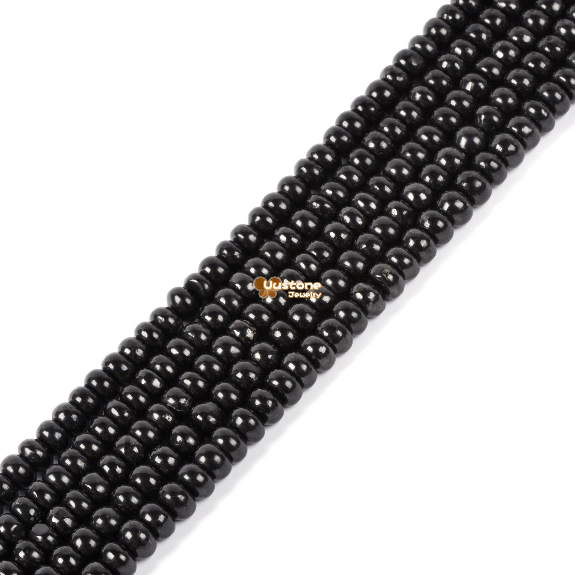 6mm Shungite Rondelle Loose Gemstone Beads Diy Jewelry Making Bead 15" 6mm Shungite Rondelle Loose Gemstone Beads Diy Jewelry Making Bead 15"