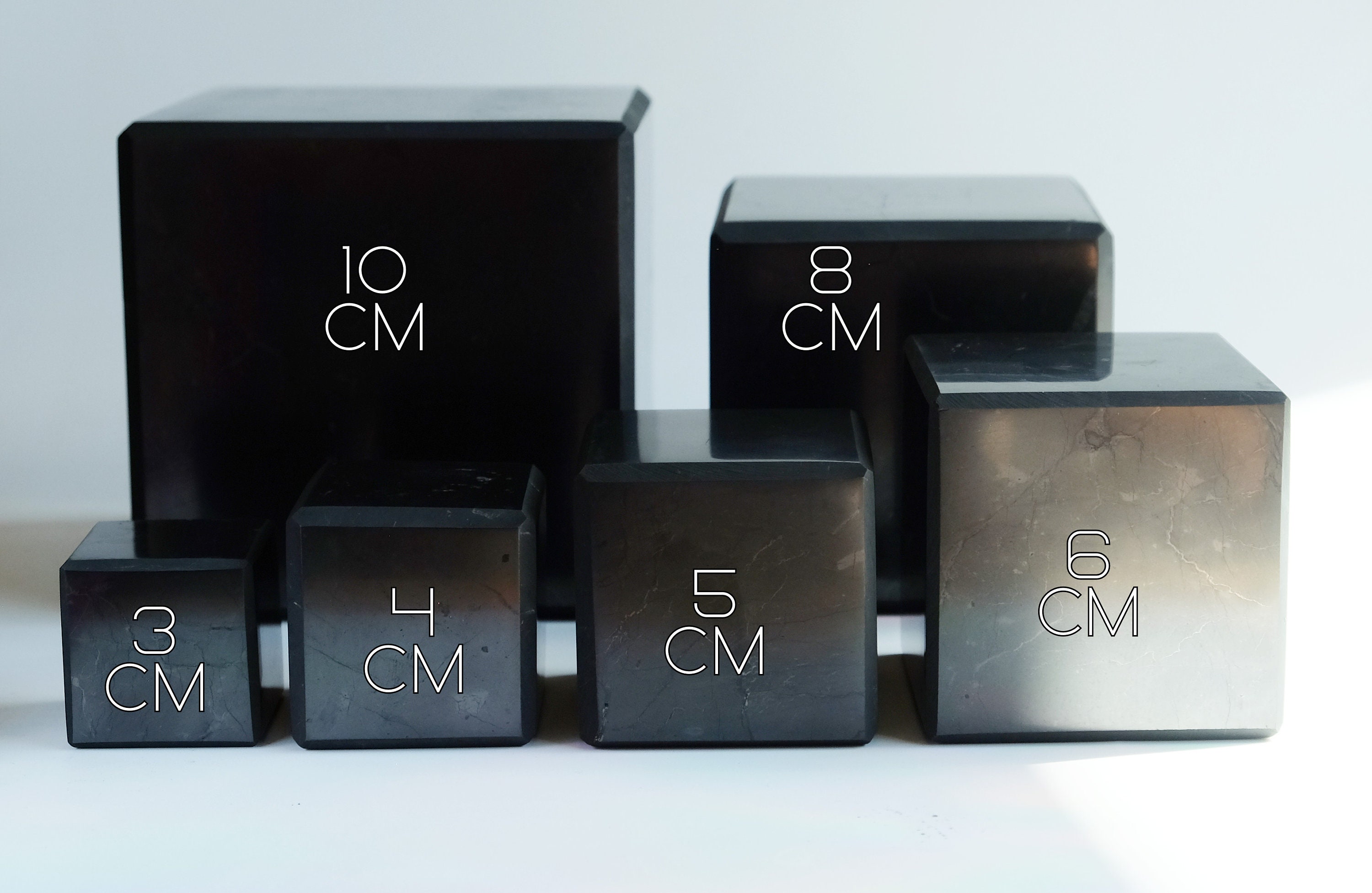 3-5cm Polished, Unpolished Shungite Cube {russia} Protect Against Negative Energy, Emf Protection 3-5cm Polished, Unpolished Shungite Cube {russia} Protect Against Negative Energy, Emf Protection
