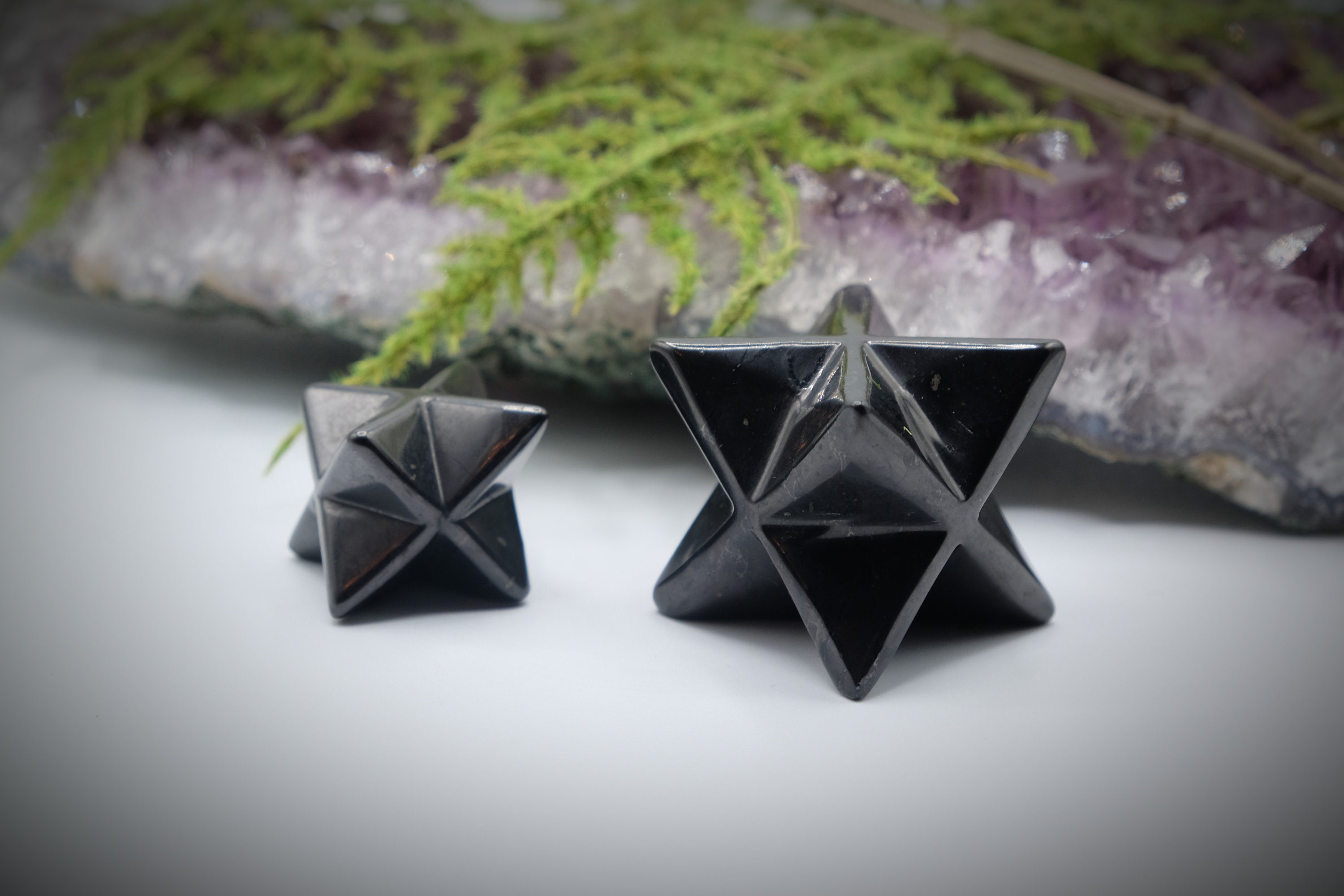 30mm, 40mm Shungite Merkaba {russia} 30mm, 40mm Shungite Merkaba {russia}