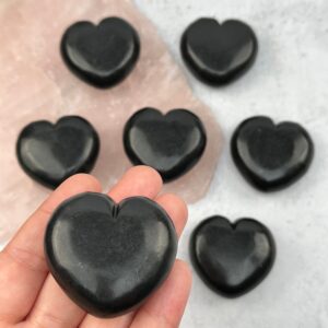 Shungite Crystal Heart Shungite Crystal Heart
